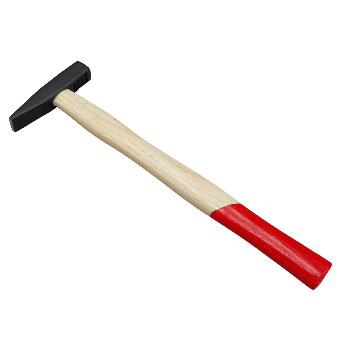 Kinderhamer 100 gram met houten steel (bankhamer) voor kinderen – productfoto op witte achtergrond