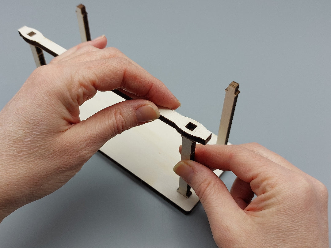 makkelijk monteren en knutselen met knutselpakket DIY