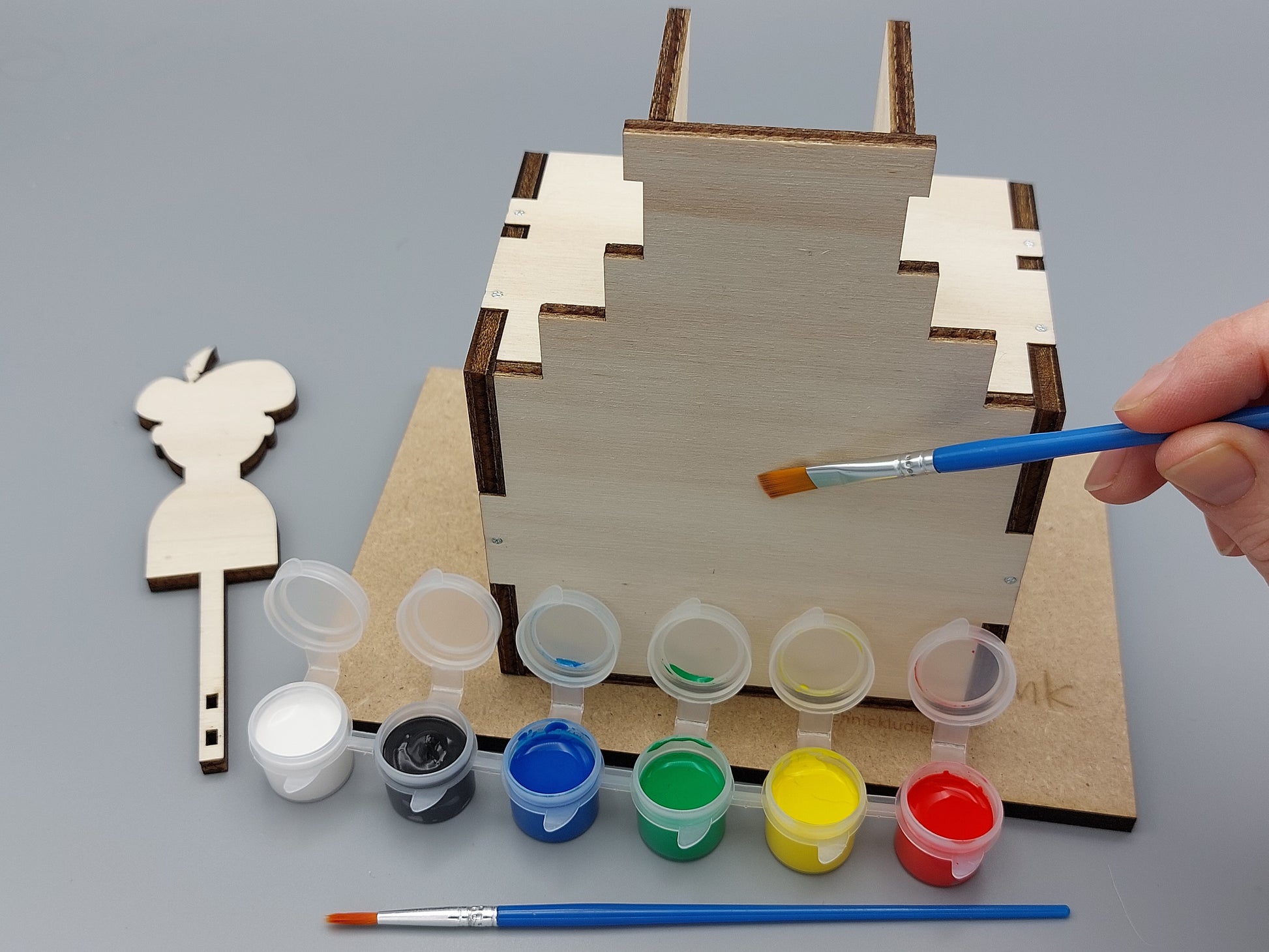 Schilderen van Pientere Piet knutselpakket voor Sinterklaas